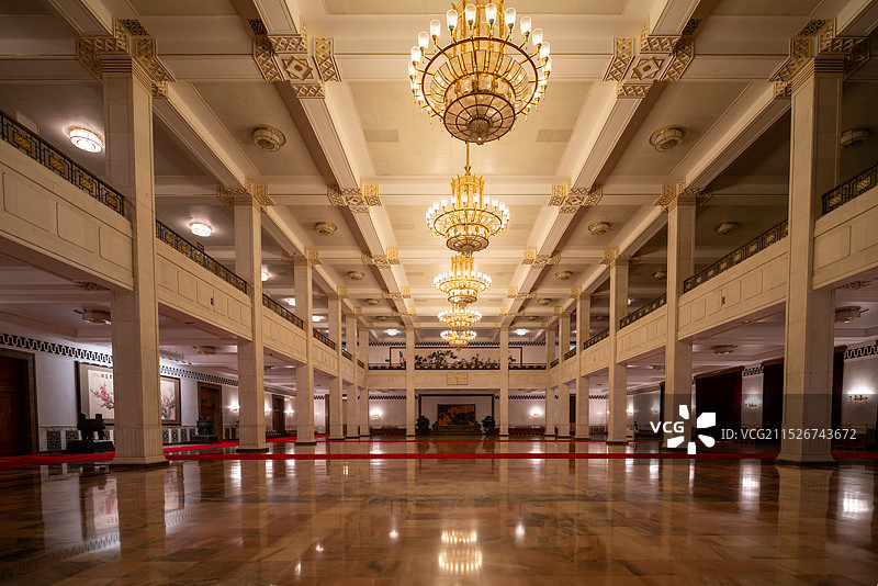 人民大会堂内部图片素材