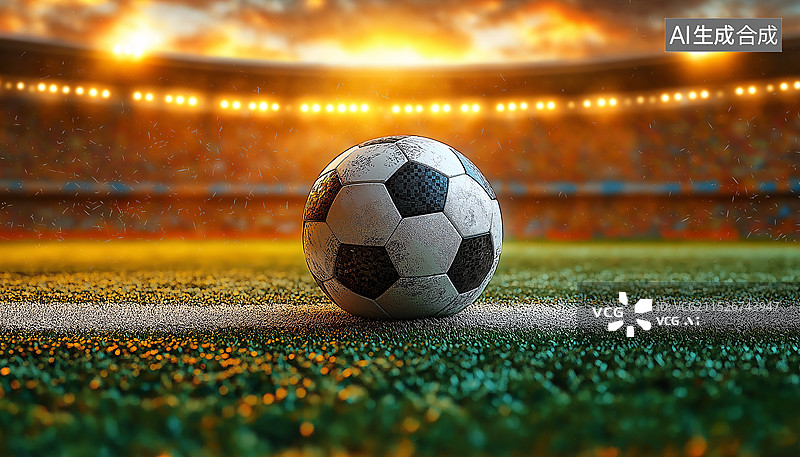 【AI数字艺术】绿茵场上的梦想图片素材