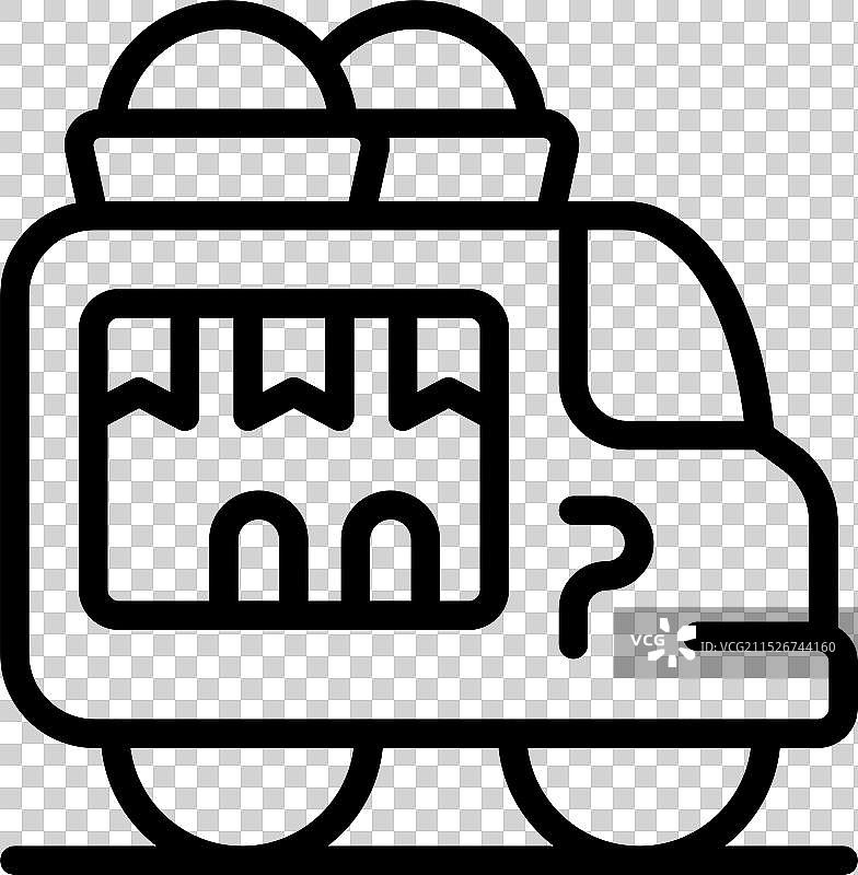 冰淇淋车供应美味冷冻食品图片素材