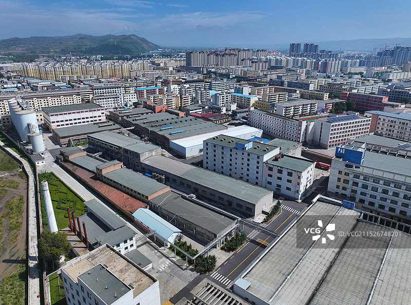 青海省海东市互助县土族故土园天佑德中国青稞酒之源航拍图片素材