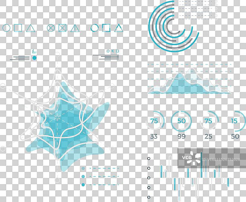 商业图表数据模板信息图图片素材