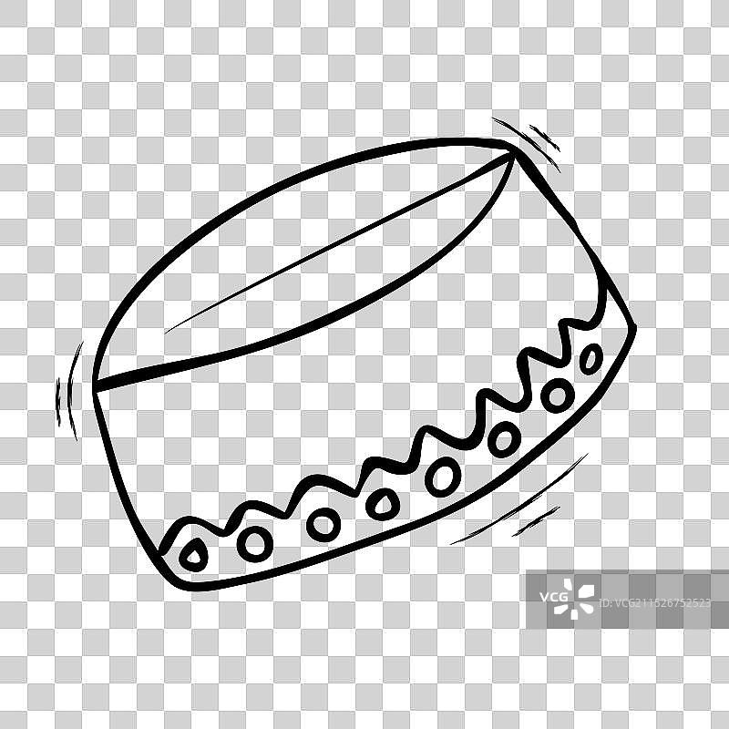 手绘穆斯林小帽图片素材