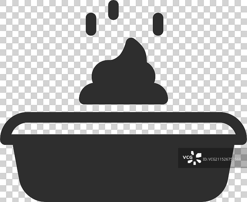 宠物卫生黑色图标图片素材