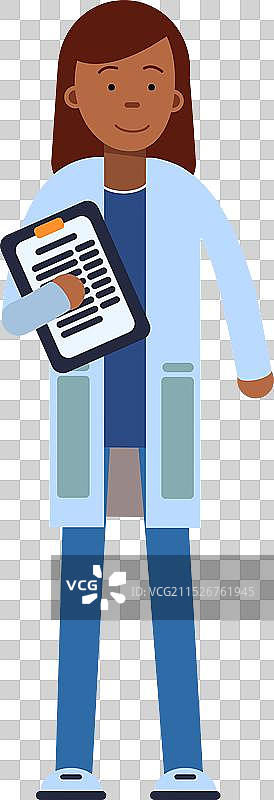 女医生查看患者病历健康检查图片素材