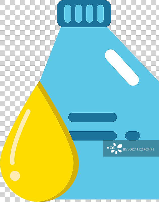 机油塑料容器彩色图标图片素材