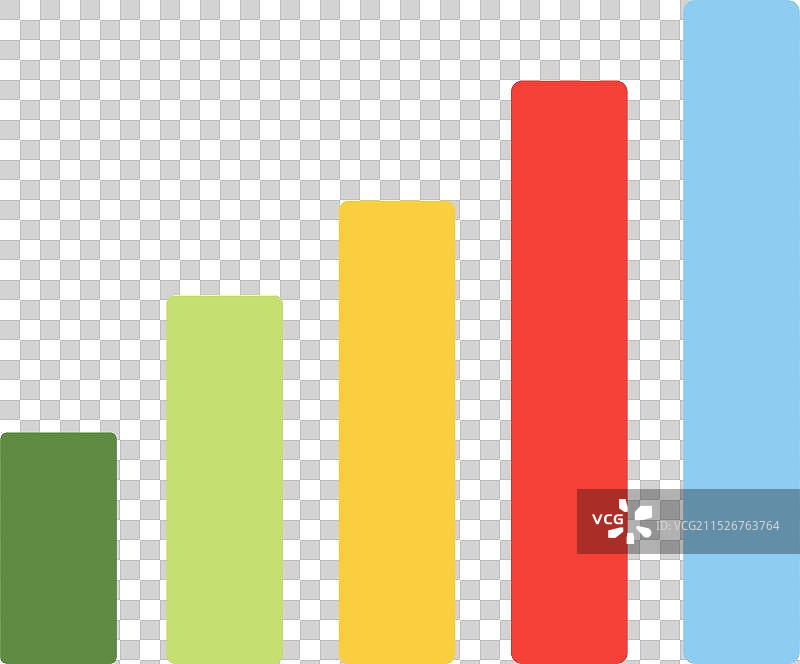 彩色柱状图数据信息图表图标图片素材