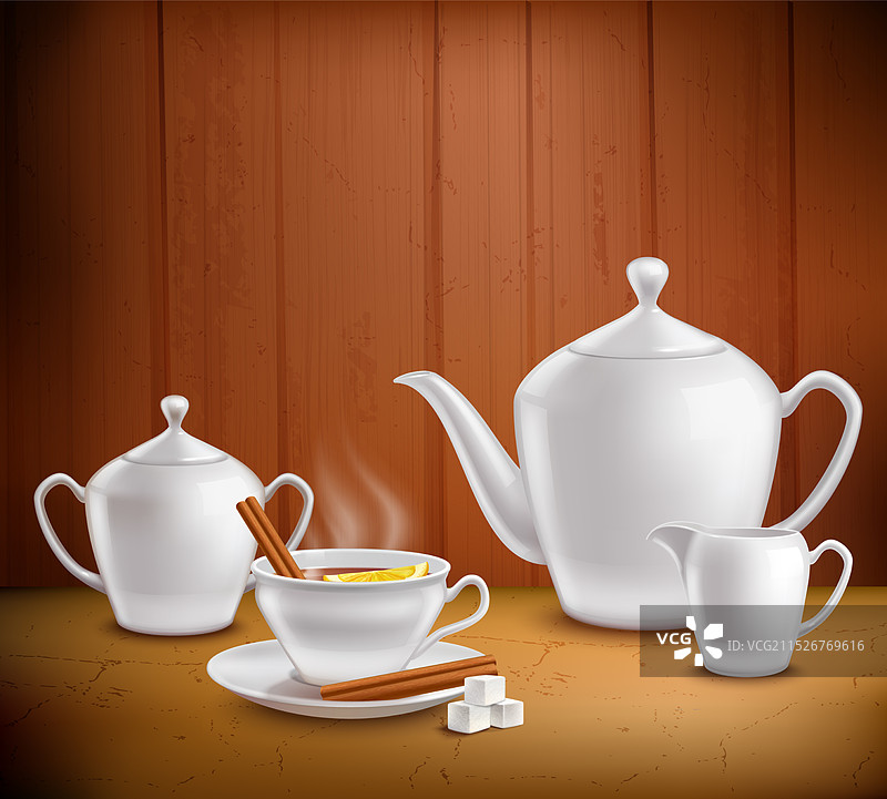 茶具组合图片素材