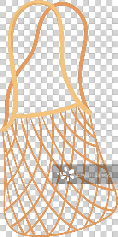 天然有机食品购物网状包图标图片素材