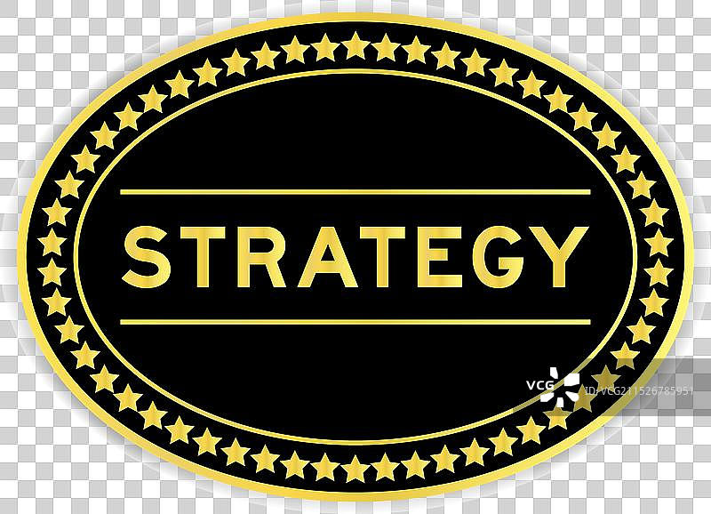 带文字的黑色金色椭圆形标签贴纸图片素材