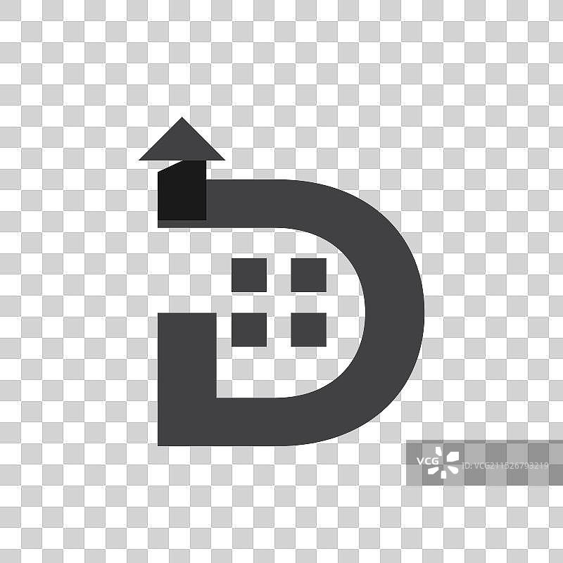 带有首字母的房地产图片素材