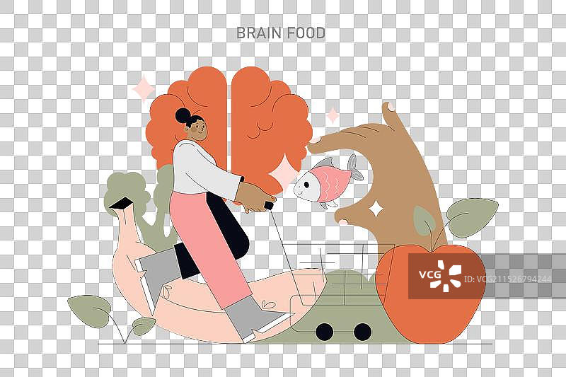 营养与心理健康图片素材