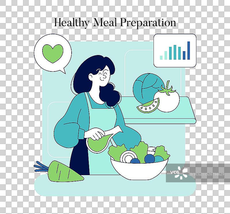 生物黑客扁平设计图片素材