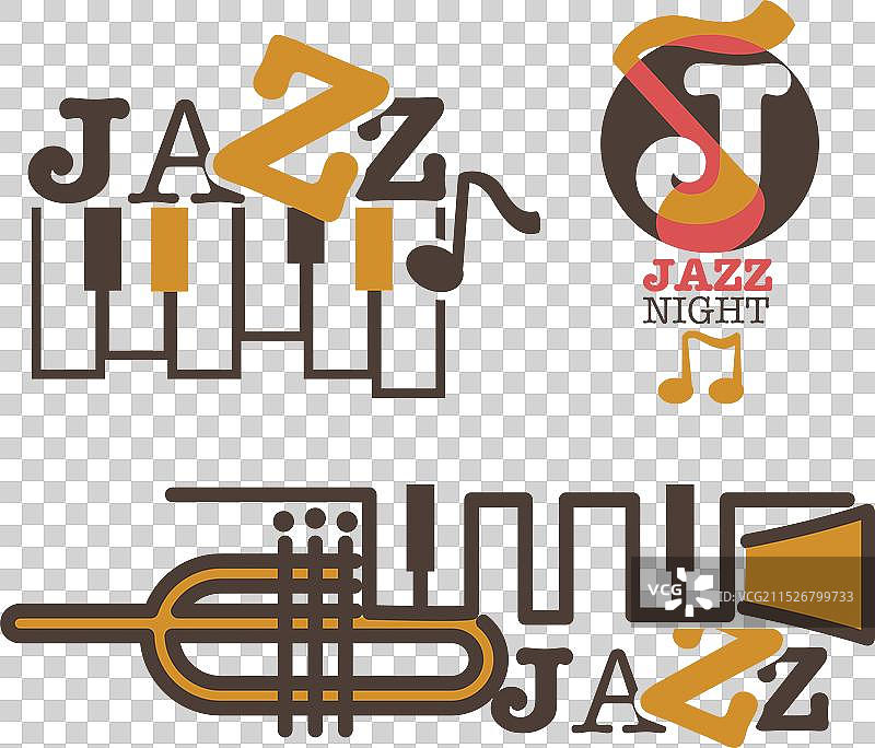 爵士音乐活动标志图片素材