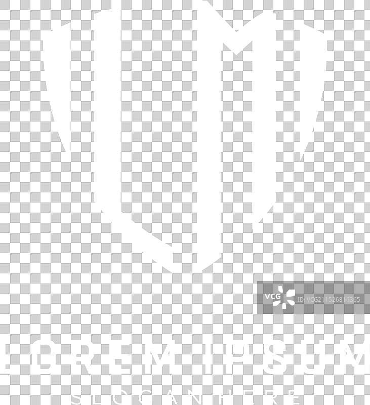 字母LM盾牌造型创意logo图片素材