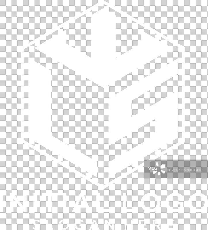 首字母LS标志六边形创意几何图形图片素材
