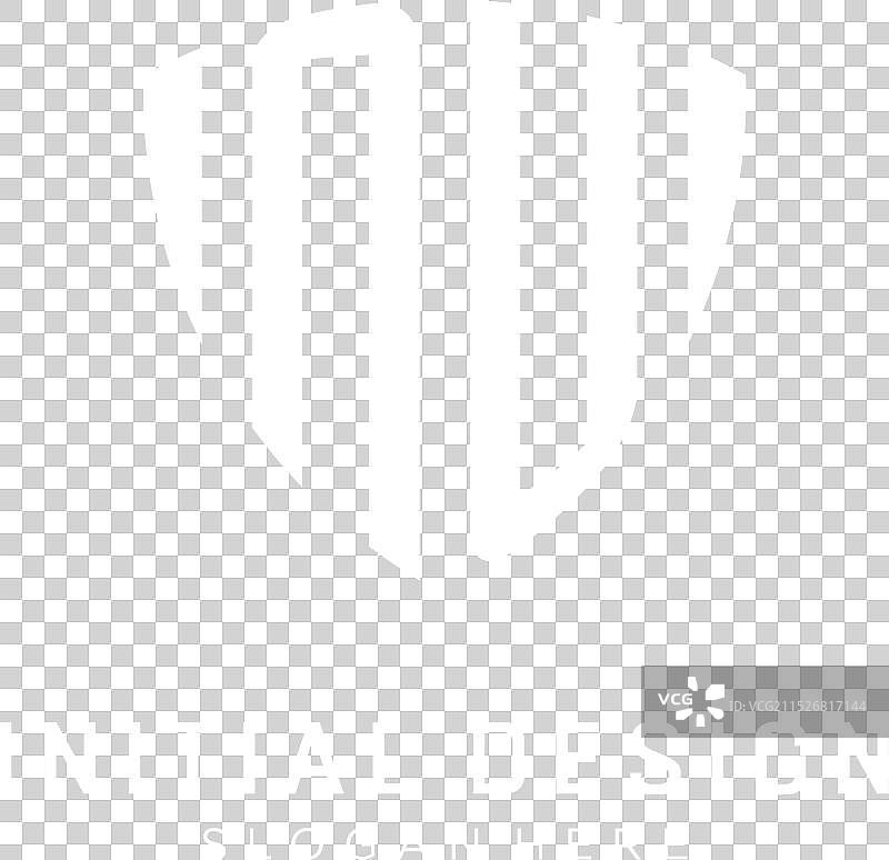 字母N U盾牌创意Logo图片素材