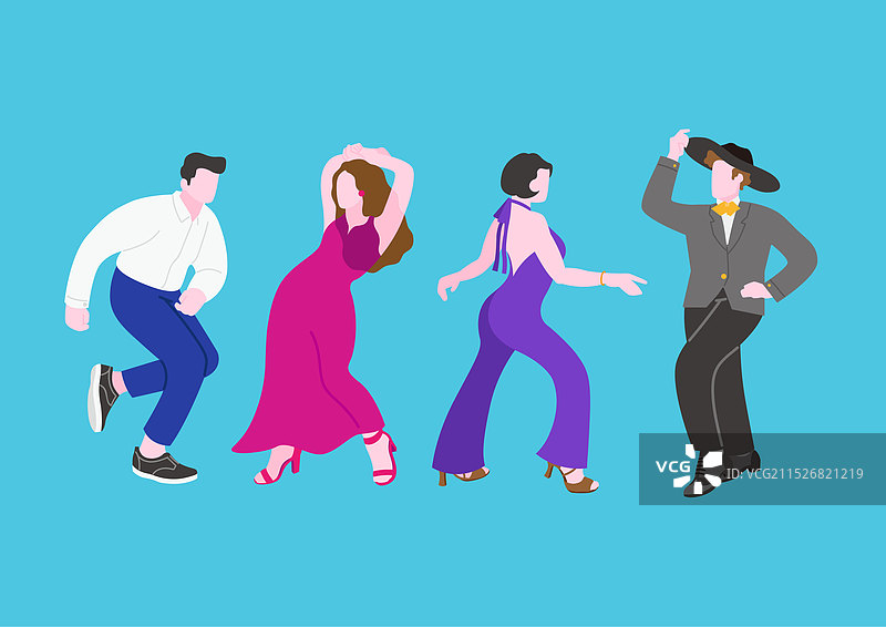 舞蹈跳舞运动活力图片素材