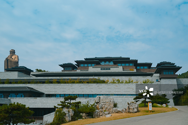 山东省济宁市曲阜尼山圣境大学堂图片素材