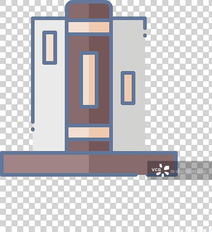 与家居装饰符号相关的书挡图标图片素材