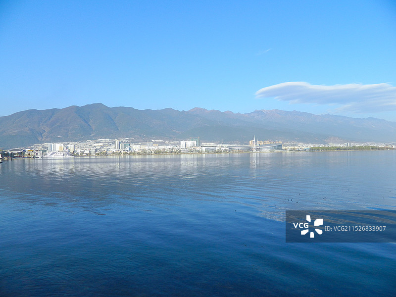 洱海旧照掠影图片素材