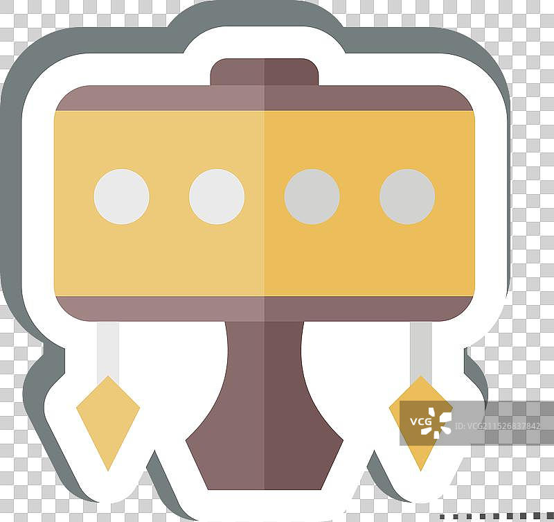 家居装饰灯具贴纸图片素材