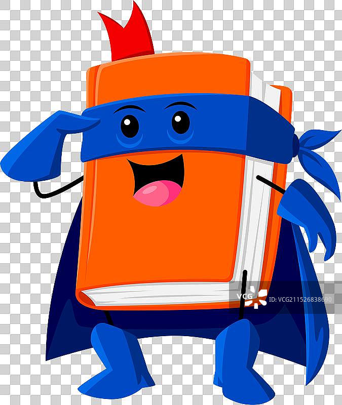 卡通教科书文具超人图片素材