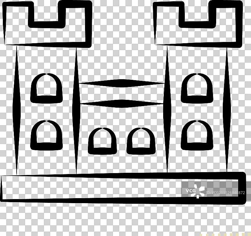 与爱尔兰符号相关的马拉海德城堡图标图片素材
