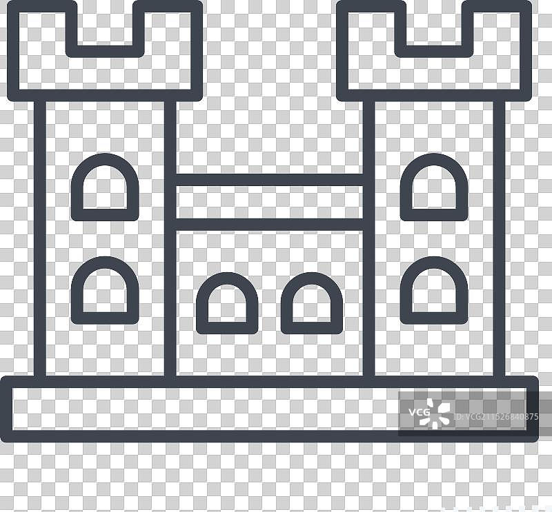 与爱尔兰符号相关的马拉海德城堡图标图片素材