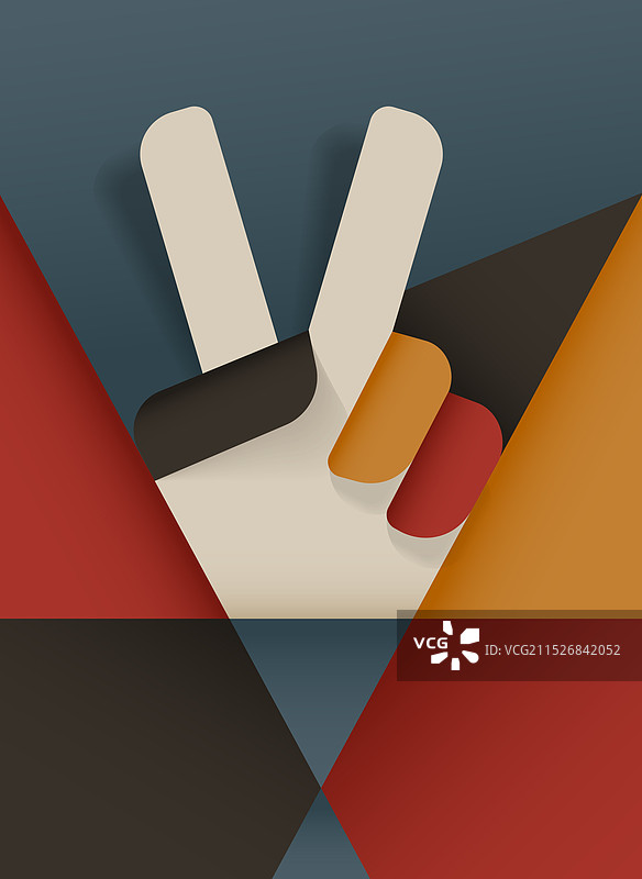 胜利复古海报图片素材