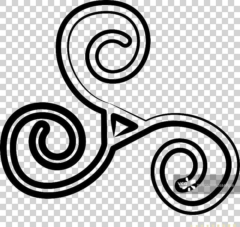 与爱尔兰有关的三曲枝解手图标图片素材