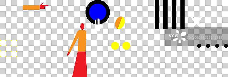 人群心理学抽象概念图片素材