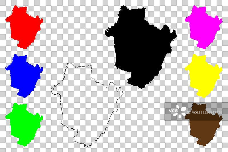 豪伊杜-比豪尔州匈牙利县地图图片素材