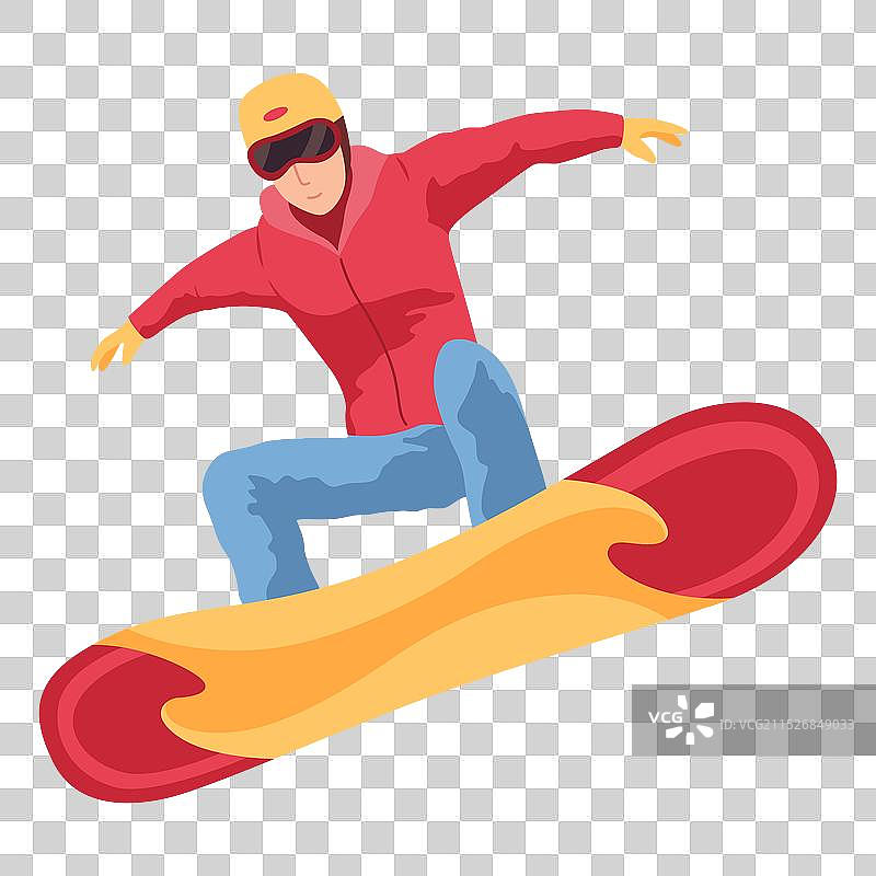 山地滑雪度假村冬季网页banner上的男人图片素材