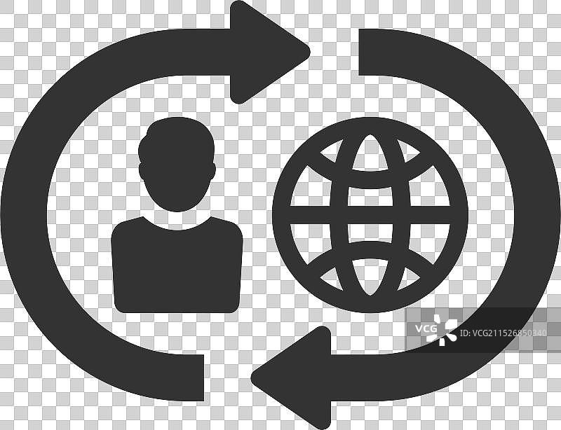 用户流向图标图片素材