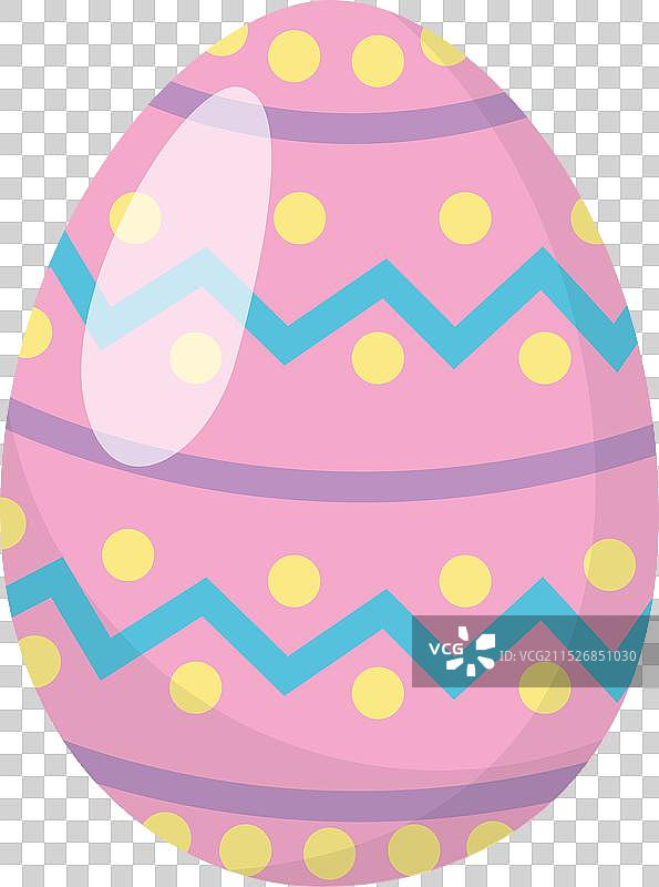 装饰好的复活节彩蛋图标，复活节季节图片素材