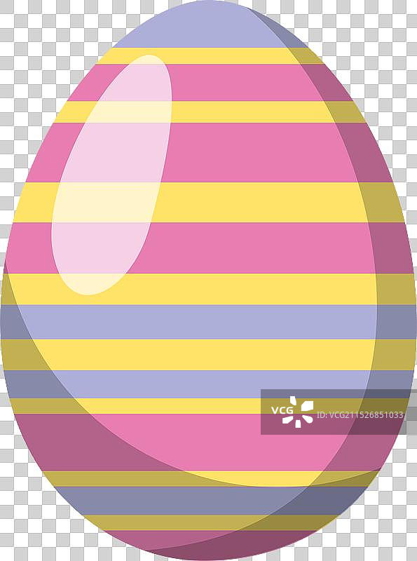 装饰好的复活节彩蛋图标，复活节季节图片素材