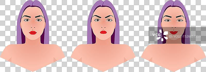 时尚漂亮的女孩图片素材