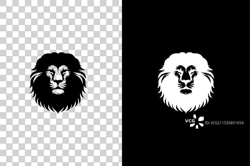 狮子头图标设计模板图片素材