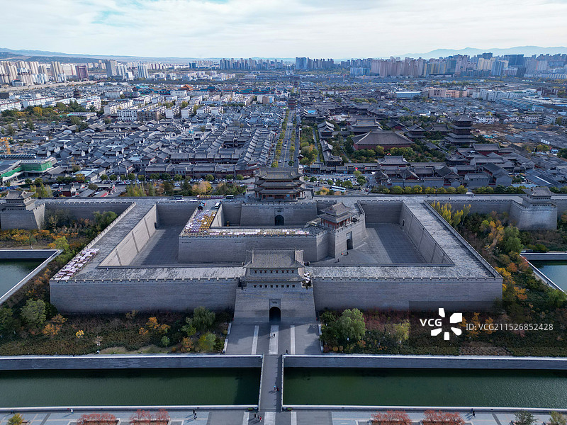 山西大同城墙图片素材