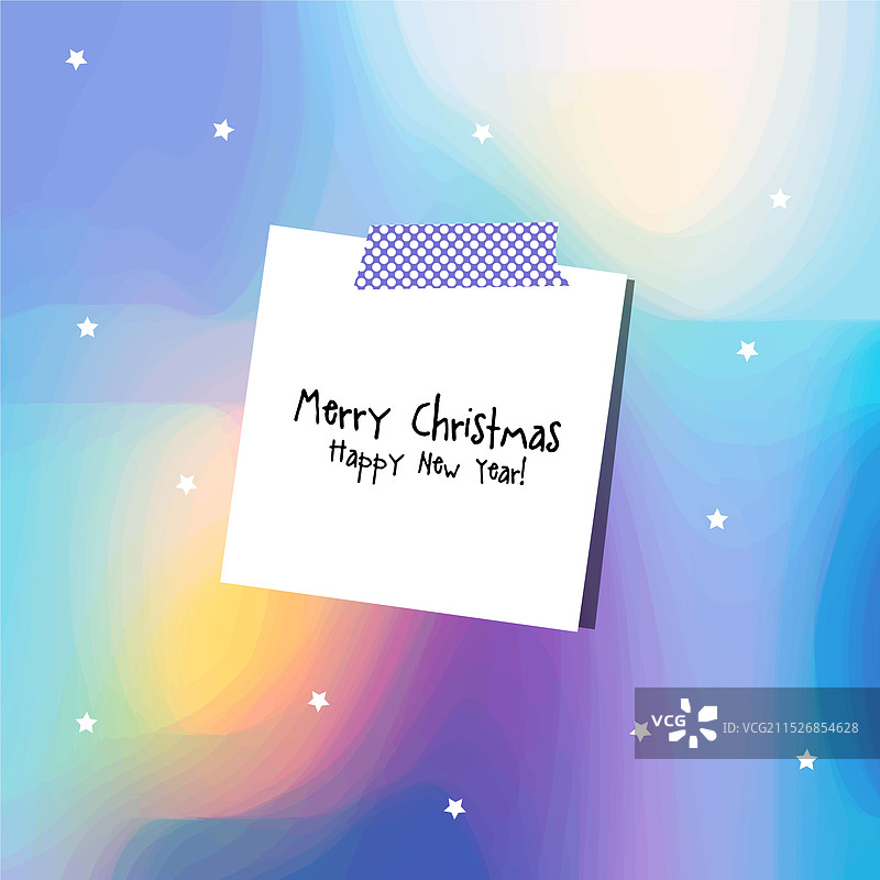 圣诞快乐新年贺卡装饰图片素材