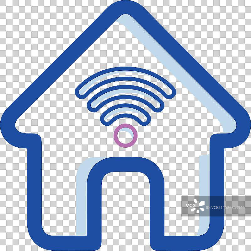 Wi-Fi区域连接符号图标图片素材
