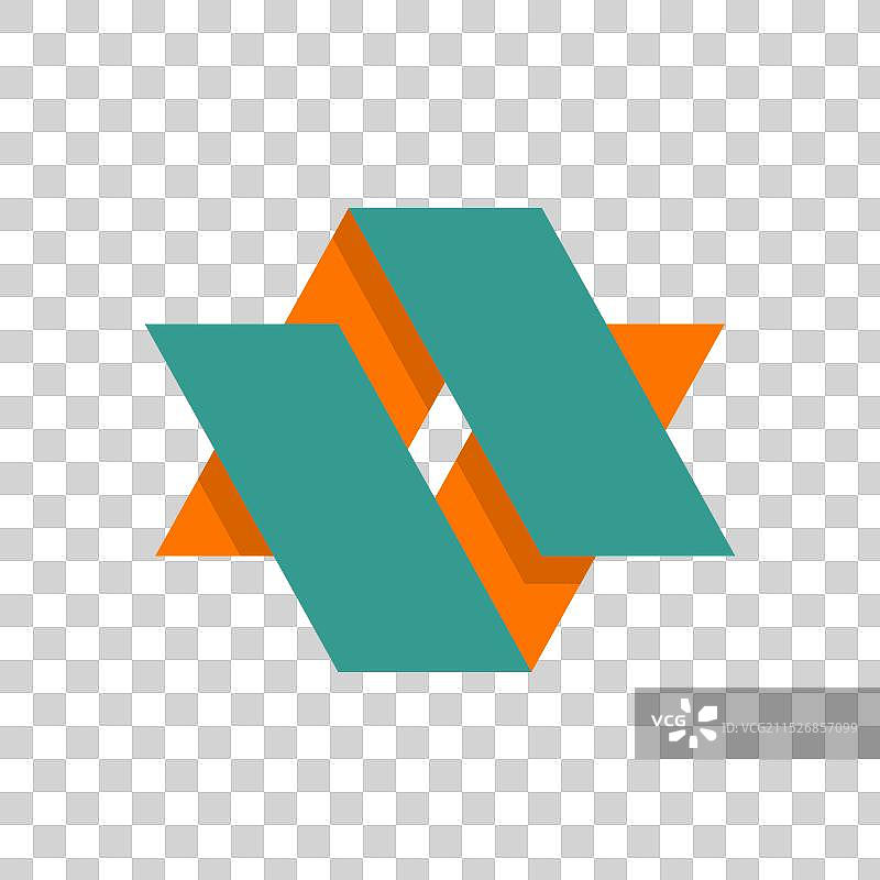 创意简约VA字母Logo图标设计图片素材