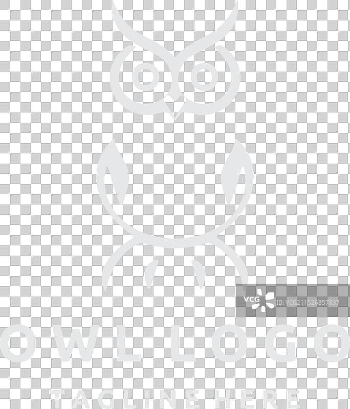 猫头鹰logo设计模板图片素材