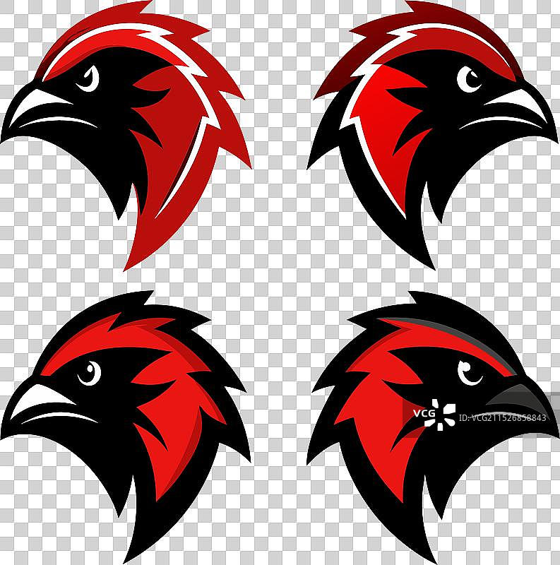 ababil鸟头标志设计4图片素材