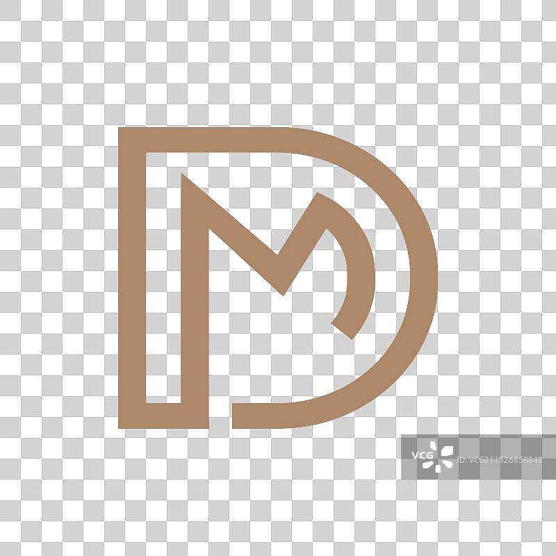 DMD字母Logo设计图标模板图片素材