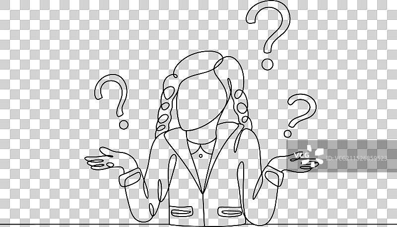 有阅读障碍的女孩图片素材