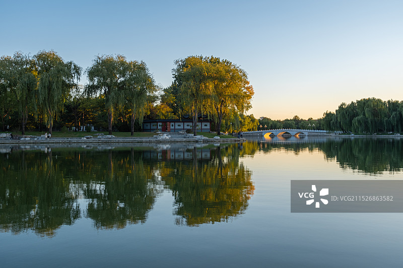 陶然亭公园的秋图片素材