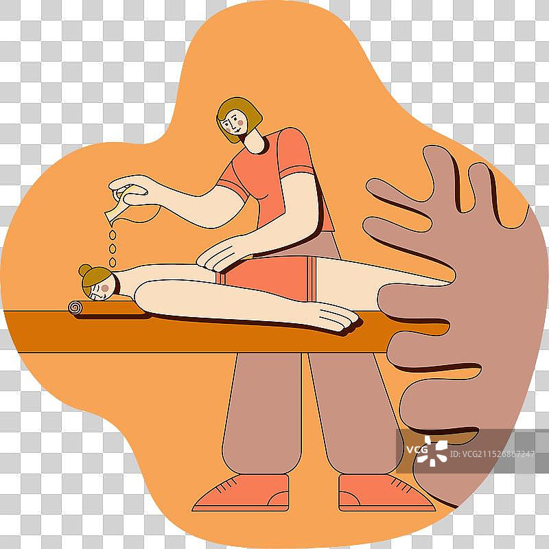 香薰按摩SPA设计概念图片素材