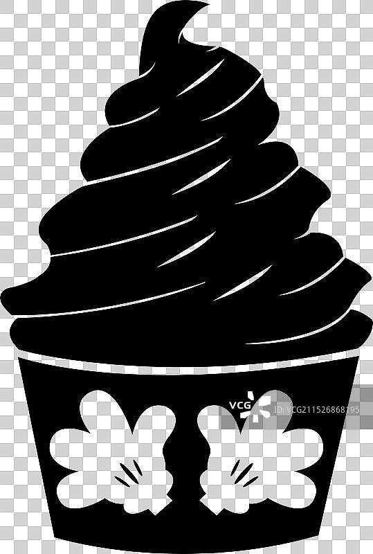 米老鼠冰淇淋杯艺术图片素材