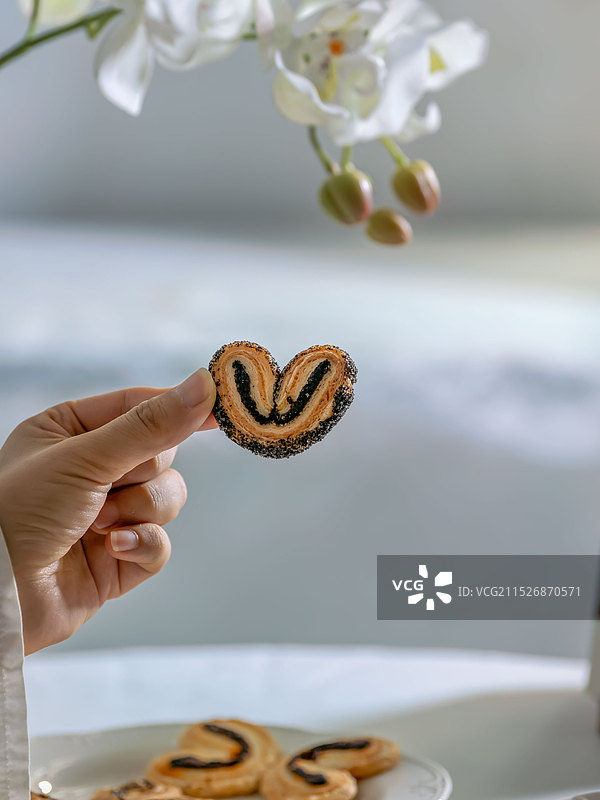 蝴蝶酥图片素材